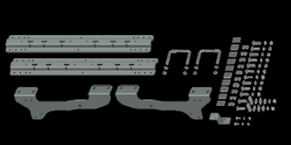 Picture of RVK2503 B&W Trailer Hitches Fifth Wheel Trailer Hitch Mount Kit