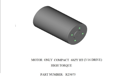 Picture of R25075 BAL RV Slide Out Motor