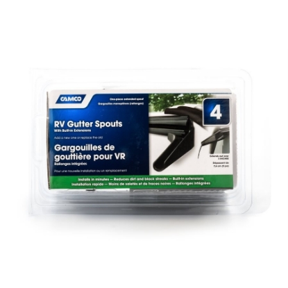 Picture of 42452 Camco Drip Rail Gutter Spout