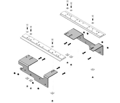 Picture of 8553019 Demco RV Fifth Wheel Trailer Hitch Mount Kit