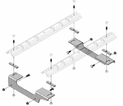 Picture of 8552038 Demco RV Fifth Wheel Trailer Hitch Mount Kit