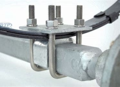 Picture of 81185 Dexter Marine Trailer Axle Leaf Spring Plate