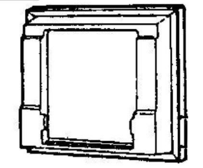 Picture of 3850382015 Dometic Refrigerator Door Panel Retainer
