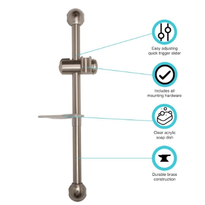 Picture of DFSA300SN Dura Faucet Shower Head Slide Bar