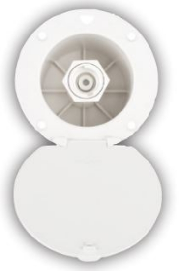 Picture of DFSA184WT Dura Faucet Exterior Spray Port