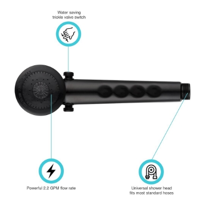 Picture of DFSA135BK Dura Faucet Shower Head