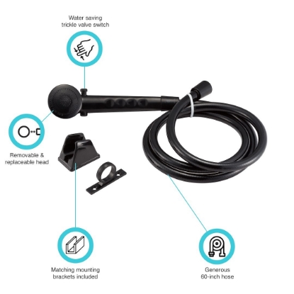 Picture of DFSA130BK Dura Faucet Shower Head