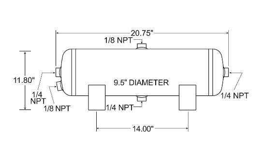 Picture of 9246 Firestone Industrial Air Tank