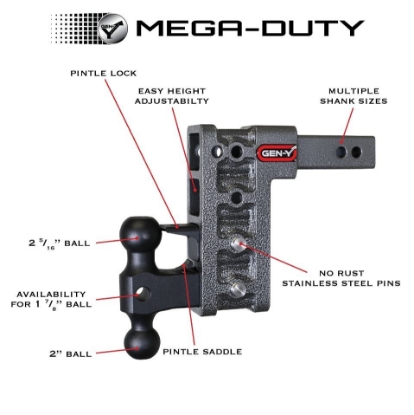Picture of GH613 Gen-Y Hitch Trailer Hitch Ball Mount
