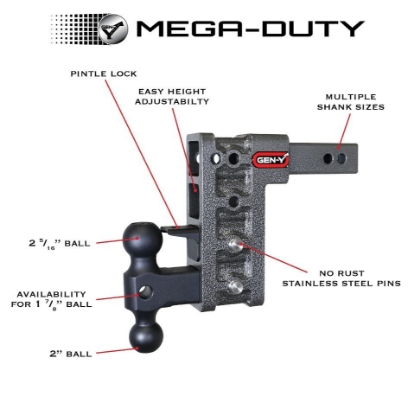 Picture of GH323 Gen-Y Hitch Trailer Hitch Ball Mount