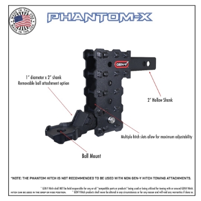 Picture of GH2423X Gen-Y Hitch Trailer Hitch Ball Mount