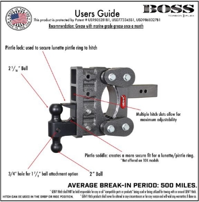 Picture of GH1815 Gen-Y Hitch Trailer Hitch Ball Mount