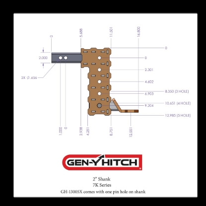 Picture of GH13004X Gen-Y Hitch Trailer Hitch Ball Mount