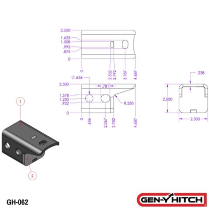 Picture of GH062 Gen-Y Hitch Pintle Hook Hardware