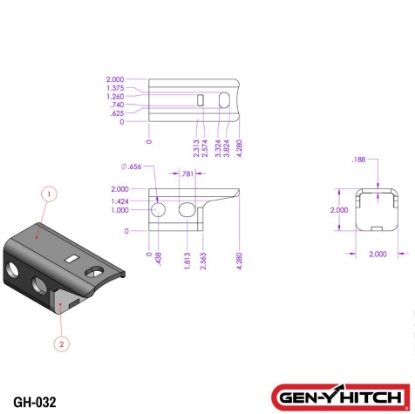 Picture of GH032 Gen-Y Hitch Pintle Hook Hardware