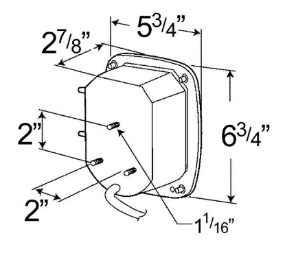 Picture of G50825 Grote Industries Tail Light Assembly