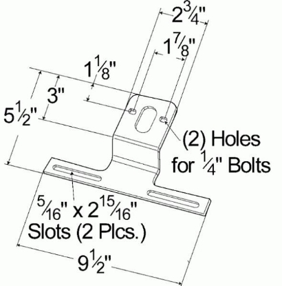 Picture of 432625 Grote Industries License Plate Bracket