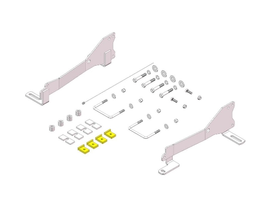 Picture of 32831 Husky Towing Fifth Wheel Trailer Hitch Mount Kit