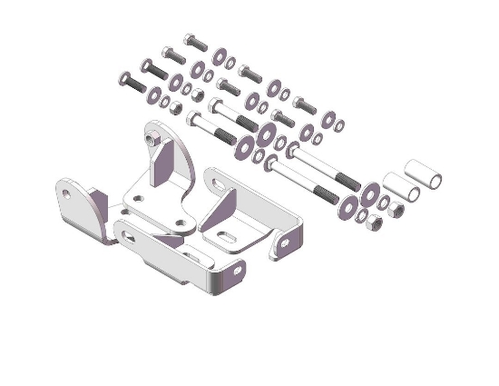 Picture of 32556 Husky Towing Fifth Wheel Trailer Hitch Mount Kit