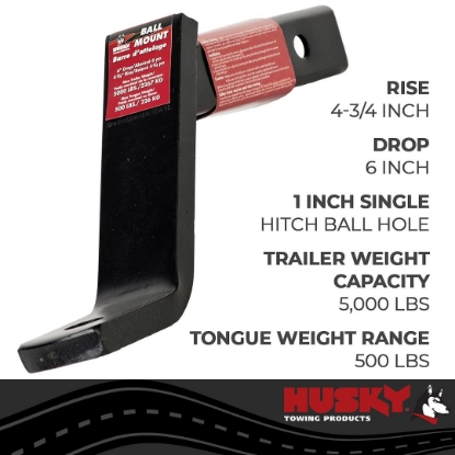 Picture of 31363 Husky Towing Trailer Hitch Ball Mount