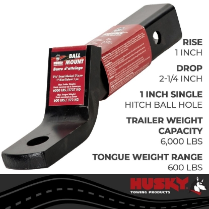 Picture of 31360 Husky Towing Trailer Hitch Ball Mount