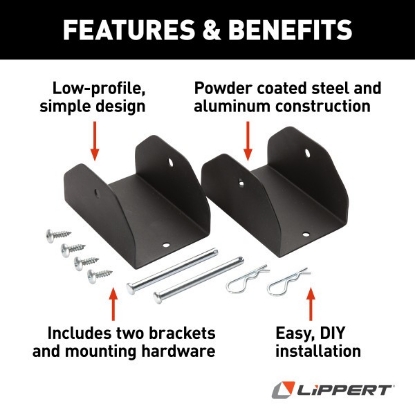 Picture of 2023024503 Lippert Components Entry Step Mounting Bracket