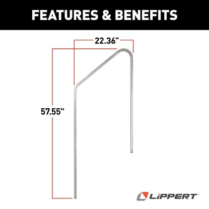 Picture of 2023024502 Lippert Components Entry Step Hand Rail