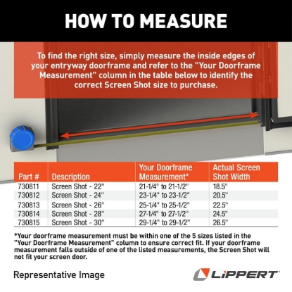 Picture of 730815 Lippert Components Screen Door Closer
