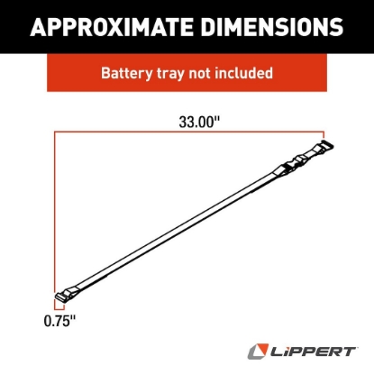 Picture of 366510 Lippert Components Battery Box Strap