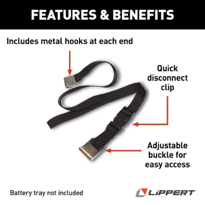 Picture of 366510 Lippert Components Battery Box Strap