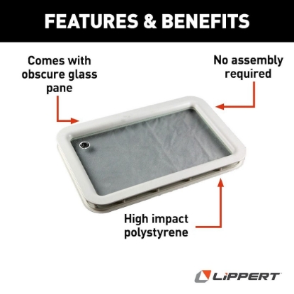Picture of 363369 Lippert Components Entry Door Window Frame