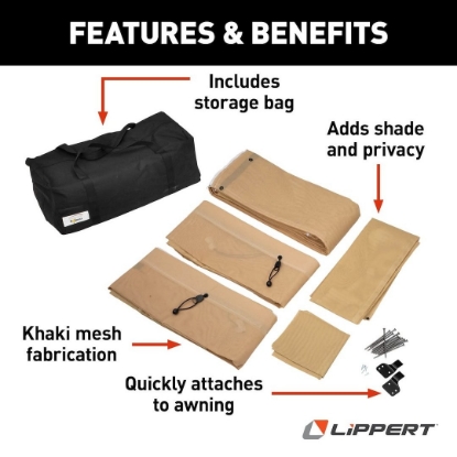 Picture of 362224 Lippert Components Awning Enclosure