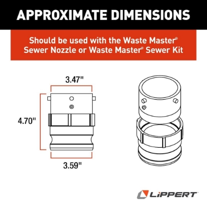 Picture of 360785 Lippert Components Sewer Hose Connector