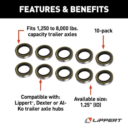 Picture of 333954 Lippert Components Trailer Wheel Bearing Seal