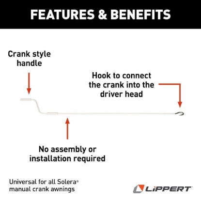 Picture of 300030 Lippert Components Awning Crank Handle