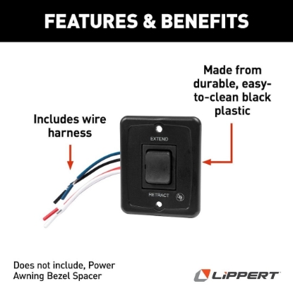Picture of 285500 Lippert Components Awning Switch