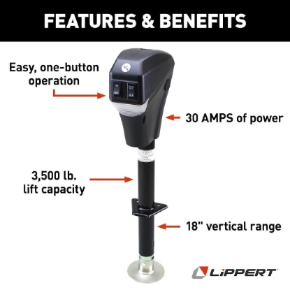 Picture of 285318 Lippert Components Trailer Tongue Jack
