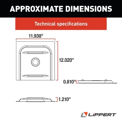 Picture of 234101 Lippert Components Screen Door Slide