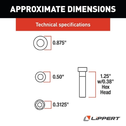 Picture of 216567 Lippert Components Entry Step Bushing Repair Kit