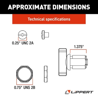 Picture of 213117 Lippert Components Access Door Latch