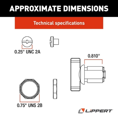 Picture of 213112 Lippert Components Access Door Latch