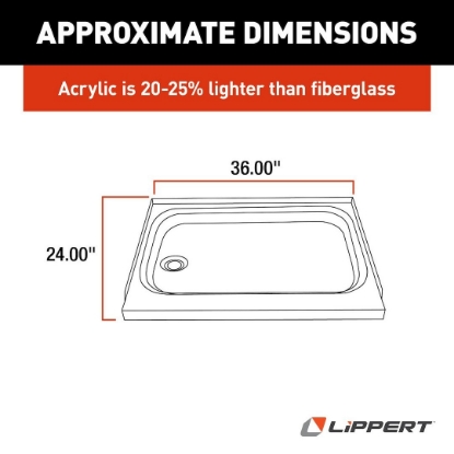 Picture of 210373 Lippert Components Shower Pan