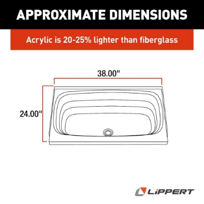 Picture of 209661 Lippert Components Bathtub
