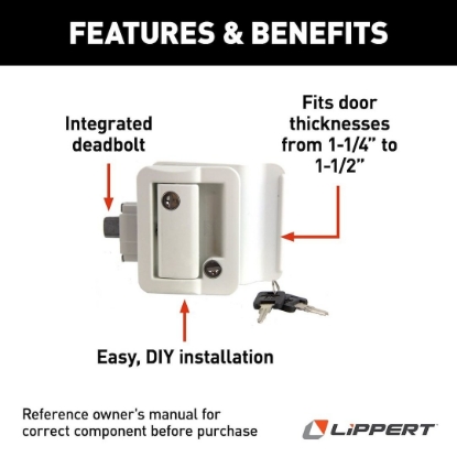 Picture of 239632 Lippert Components Entry Door Lock