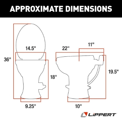 Picture of 2022113192 Lippert Components Toilet