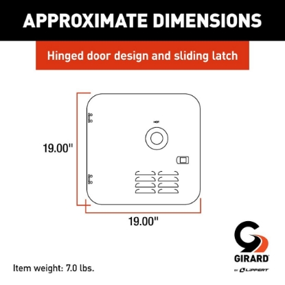 Picture of 2022107541 Lippert Components Water Heater Access Door