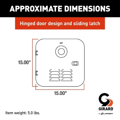 Picture of 2022107535 Lippert Components Water Heater Access Door