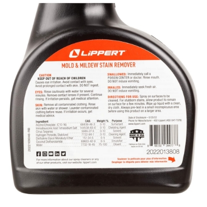 Picture of 2022013808 Lippert Components Mildew Stain Remover