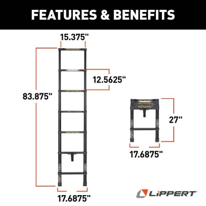 Picture of 2024044562 Lippert Components Utility Ladder