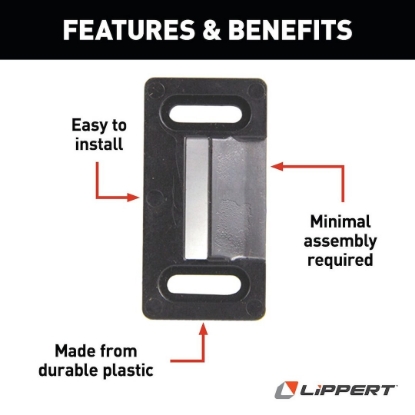 Picture of 198287 Lippert Components Screen Door Latch Striker Plate